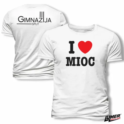 I Love MIOC Bijela Majica