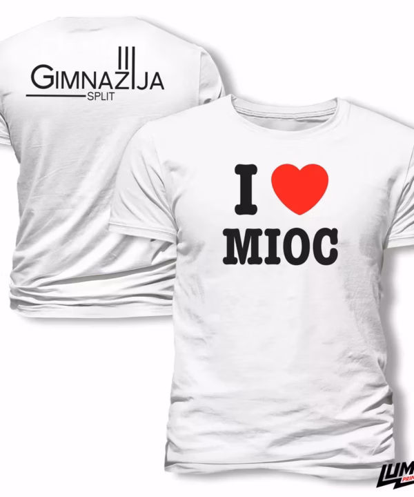 I Love MIOC Bijela Majica