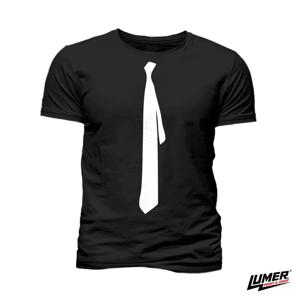 Kravata T-shirt Crna