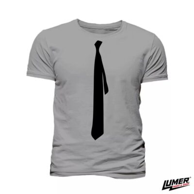 Kravata T-shirt Siva