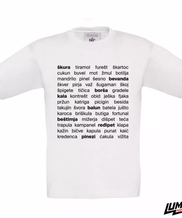 Dalmatinske riči dječja bijela