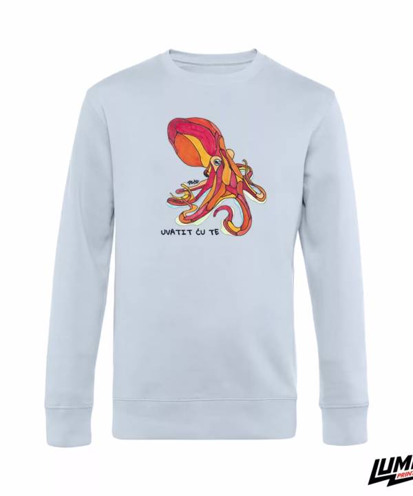 Hobotnica Crewneck Sky Blue