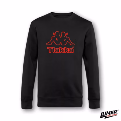 Tlakka crveno Crewneck Crni