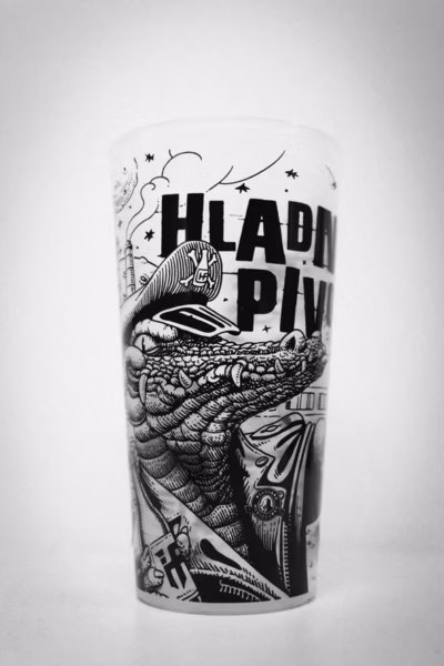 Hladno Pivo Medvedgrad čaša