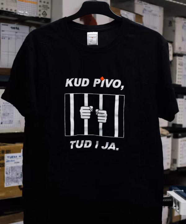 Kud Pivo Tud I Ja muška majica