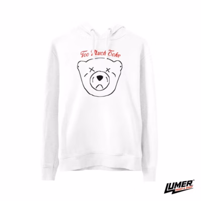 Too much Coke Hoodie Bijeli