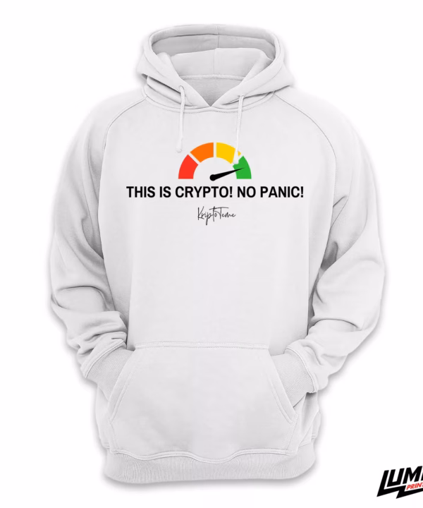 This is Crypto! No Panic! Hoodie Bijela