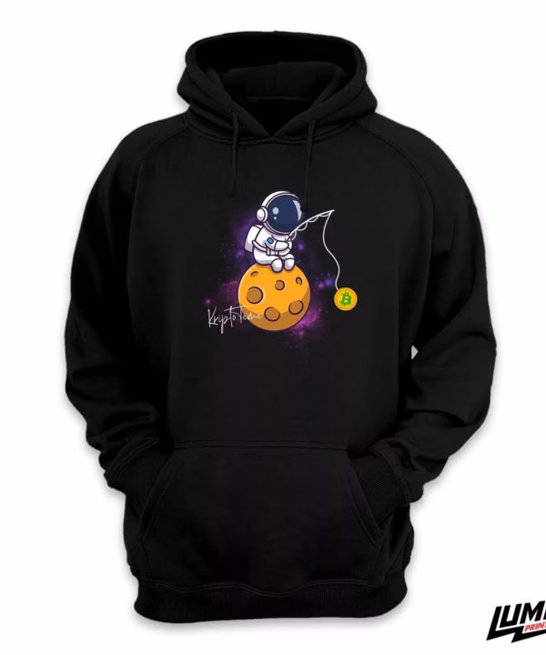 Kripto Teme Hoodie Crna