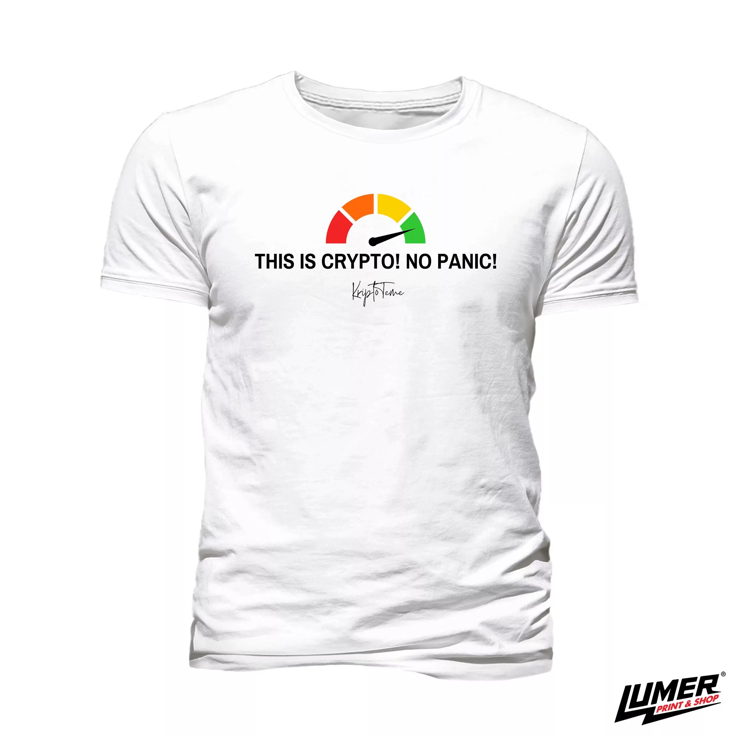 This is Crypto! No Panic! Bijela Majica