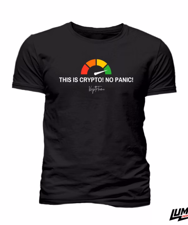This is Crypto! No Panic! Crna Majica