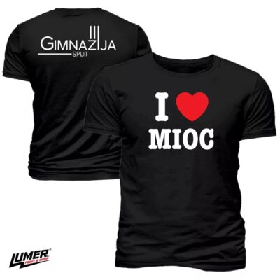 I Love MIOC Crna Majica