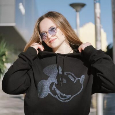 Miki crni hoodie