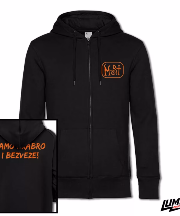 M.O.R.T.  Samo Hrabro i Bezveze zip up hoodie