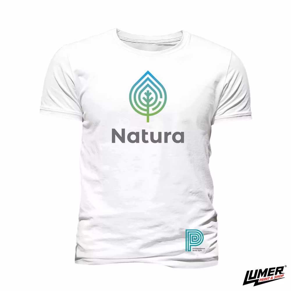 "Natura" Prirodoslovna Bijela Majica