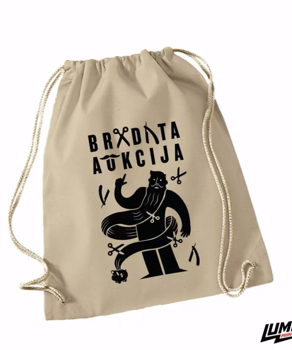 Bradata Aukcija Natural Ruksak