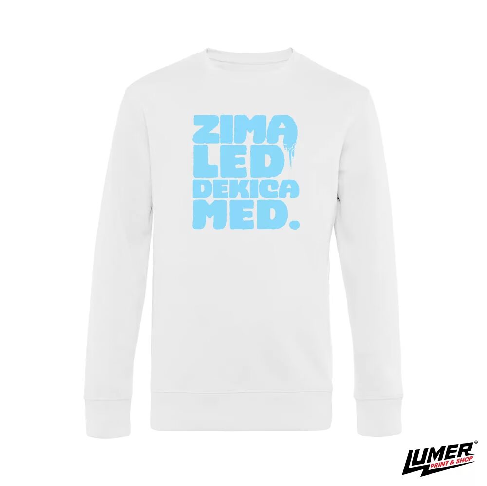 Zima led dekica med bijeli sweatshirt