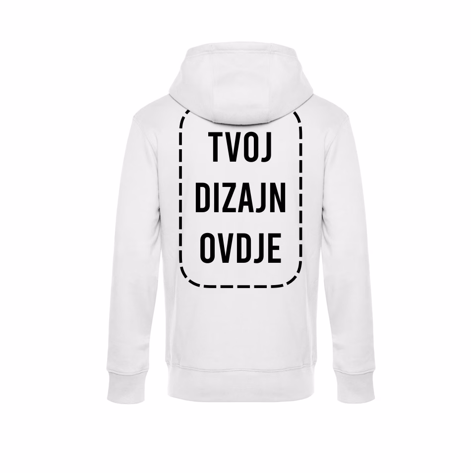 Hoodica s tvojim dizajnom - Leđa