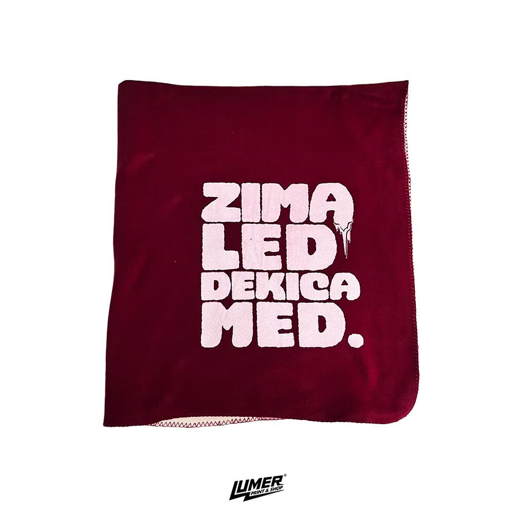 Zima Led Dekica Med - Crvena dekica - Slika 2