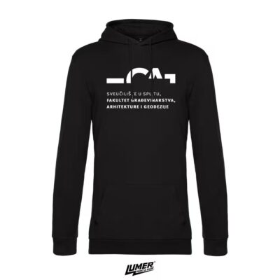 FGAG hoodie + logo sveučilišta leđa
