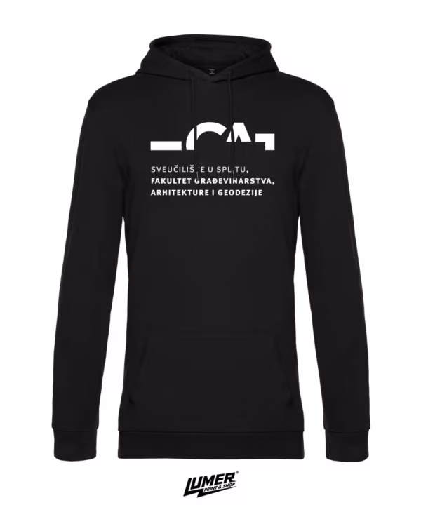 FGAG hoodie + logo sveučilišta leđa