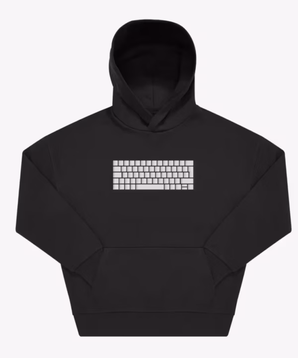 3D Tipkovnica Hoodie