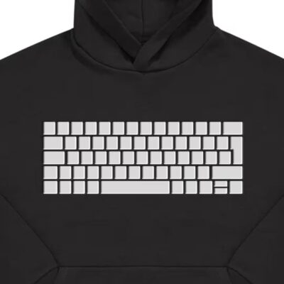 3D Tipkovnica Hoodie - Slika 2