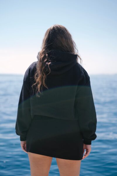 Bura - Oversized Crna Hoodie - Slika 6