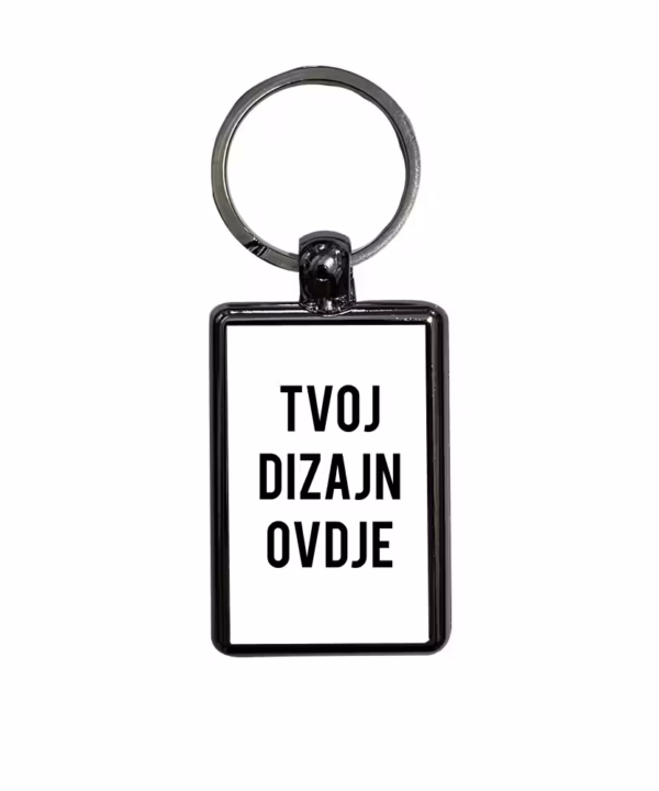 Privjesak Pravokutnik sa Tvojim Dizajnom