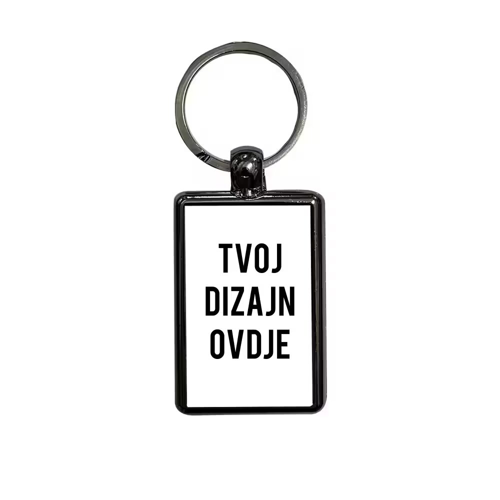 Privjesak Pravokutnik sa Tvojim Dizajnom