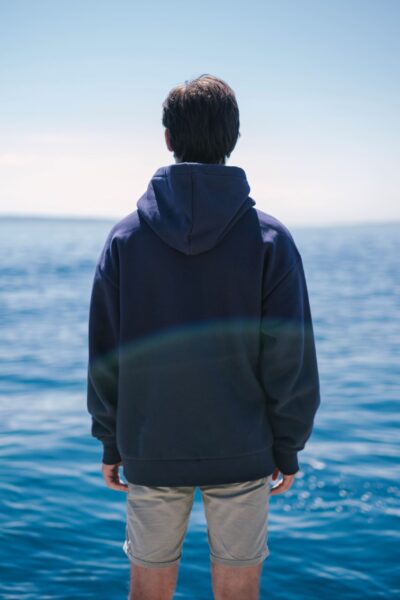 Bura - Oversized Navy Hoodie - Slika 6