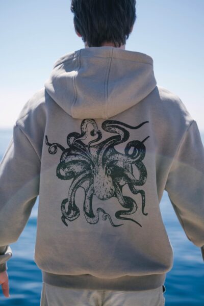 Hoba - Oversized Maslinasta Hoodie - Slika 6