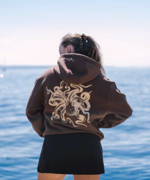 Hoba - Oversized Smeđa Hoodie