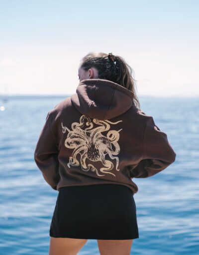 Hoba - Oversized Smeđa Hoodie