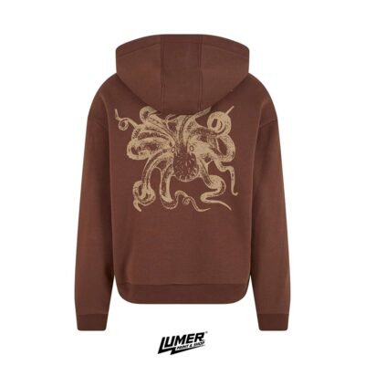Hoba - Oversized Smeđa Hoodie - Slika 3