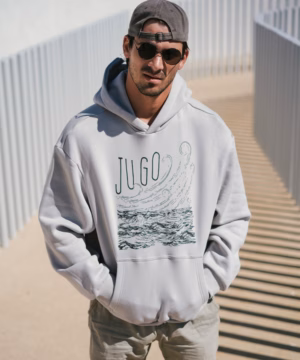Jugo - Oversized Siva Hoodie