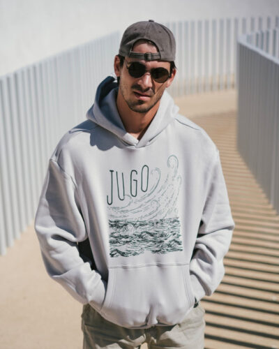 Jugo - Oversized Siva Hoodie