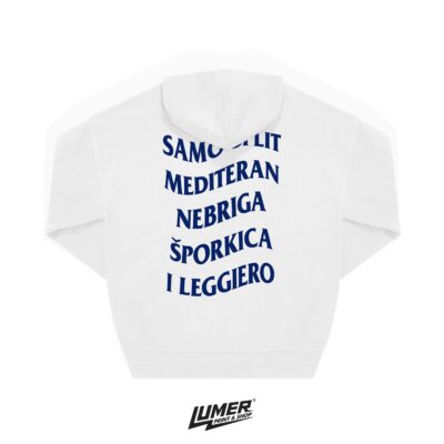 Leggiero Hoodie Bijela Unisex - Slika 3