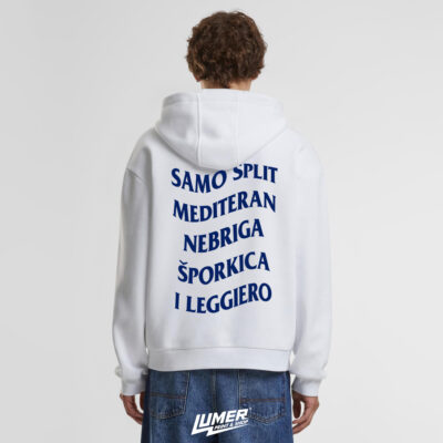 Leggiero Hoodie Bijela Unisex - Slika 6