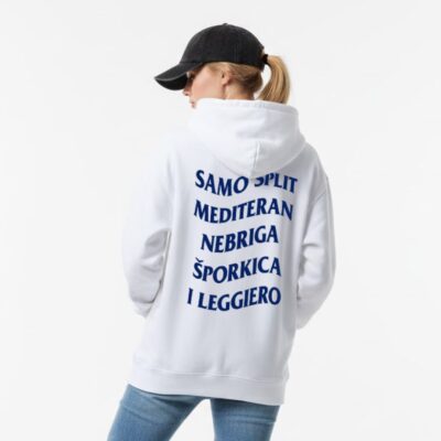 Leggiero Hoodie Bijela Unisex