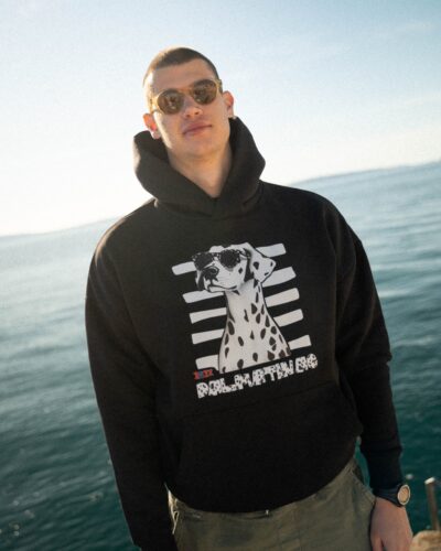 Dalmatinac Oversized Hoodie Crna