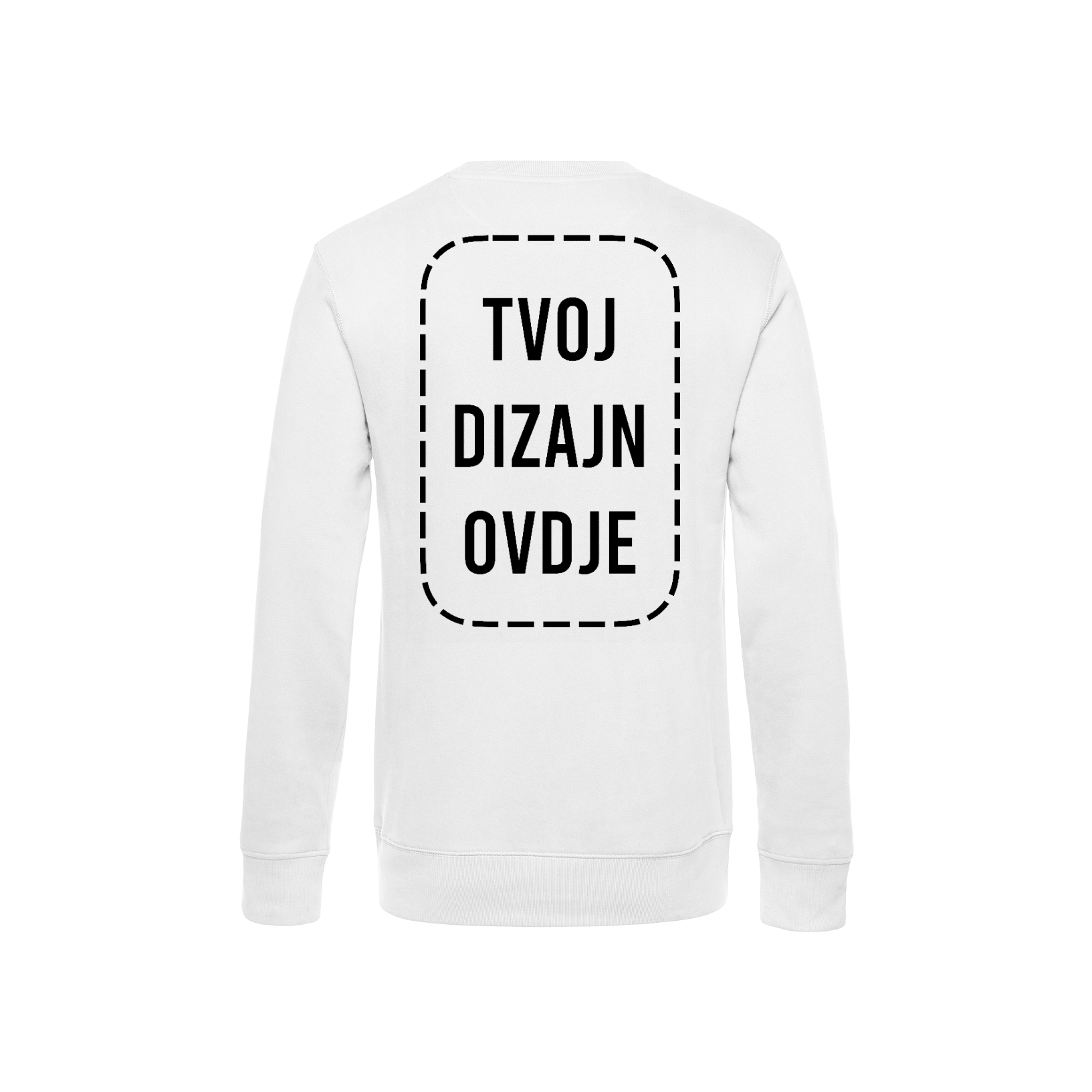 Majica Dugih Rukava s tvojim dizajnom (Samo Leđa)