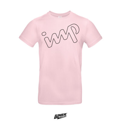 IMP outline logo - Orchid Pink