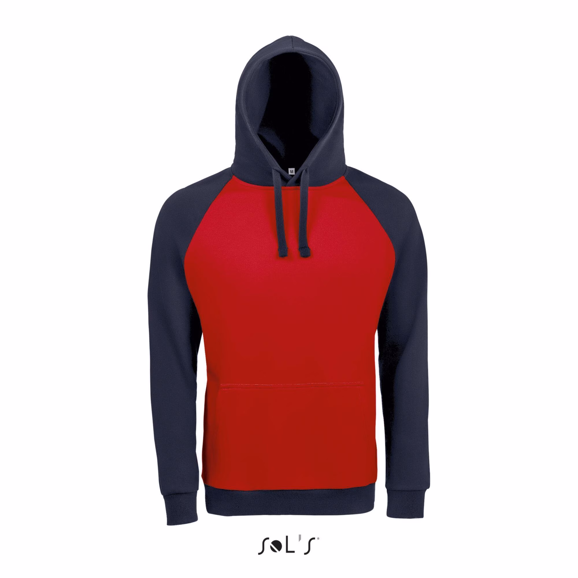 SOL'S Seattle — unisex raglan hoodica, 2-bojna