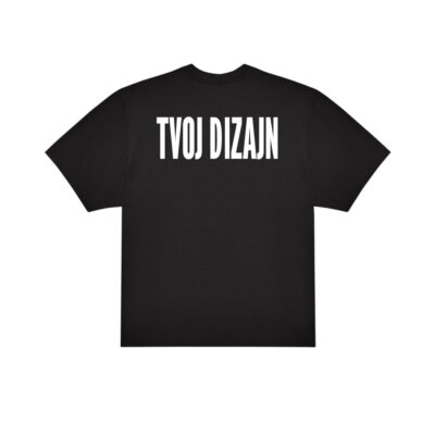 Oversized Majica s Tvojim Dizajnom Prsa+Leđa - Slika 5