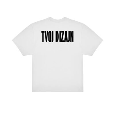 Oversized Majica s Tvojim Dizajnom Prsa+Leđa - Slika 4
