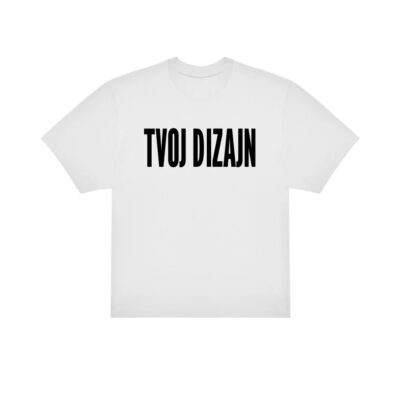 Oversized Majica s Tvojim Dizajnom Prsa+Leđa